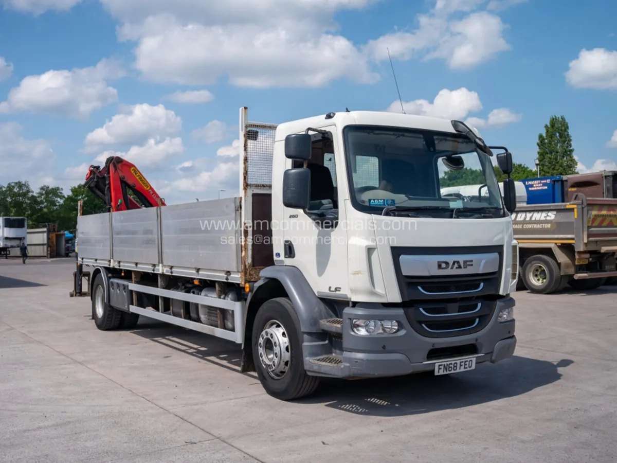 2018 (68) DAF LF 260 4X2 CRANE MOUNTED - Image 1