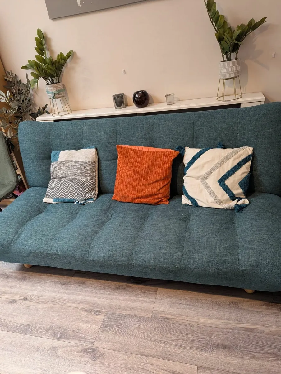 Modern EZ Living Sofa Bed with wooden legs - Image 3