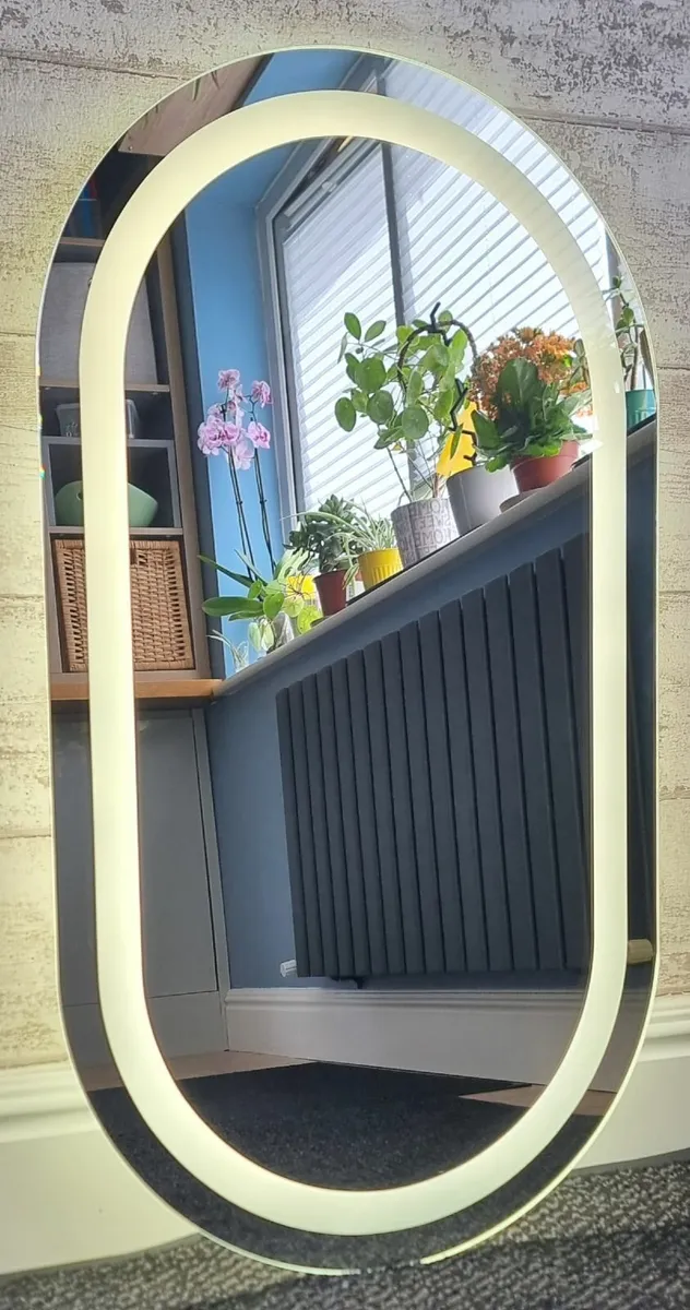 LED Bathroom Mirror Bluetooth Speakers 50x90cm - Image 2