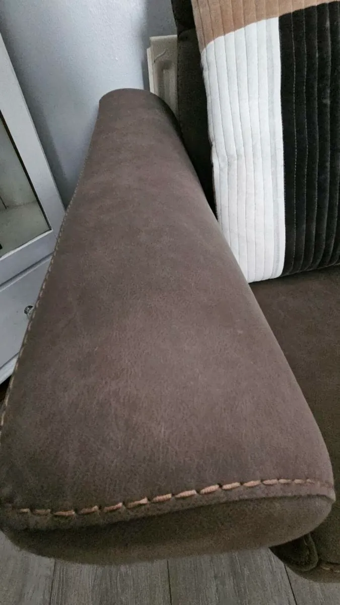 2 seater suede couch - Image 2