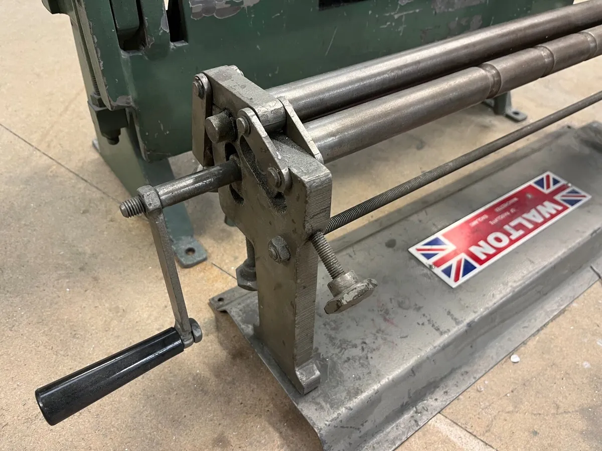 Hand metal folder and rollers - Image 2