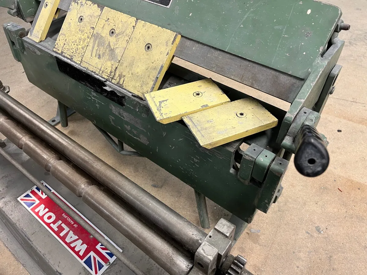 Hand metal folder and rollers - Image 3