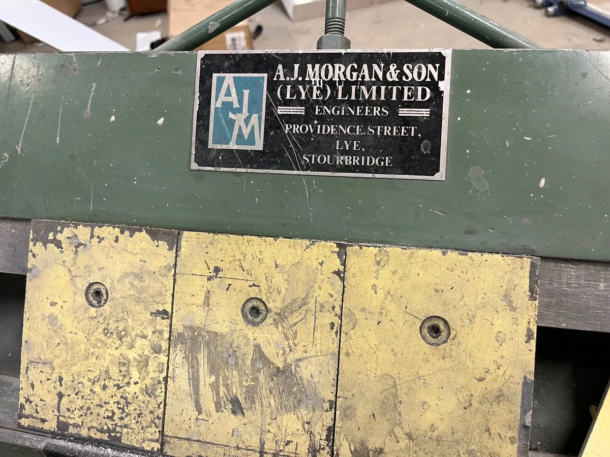 Hand metal folder and rollers - Image 4