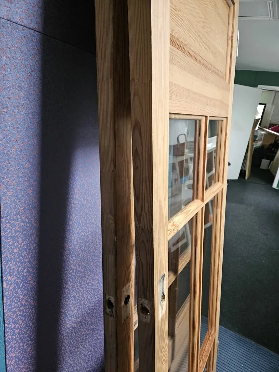 Pair of 6 Panel Glass doors - Image 1
