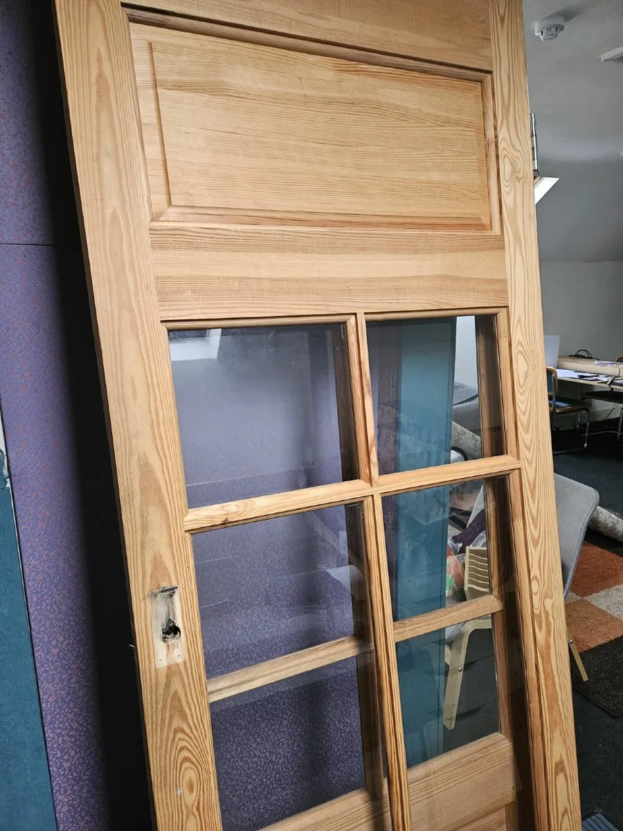 Pair of 6 Panel Glass doors - Image 2