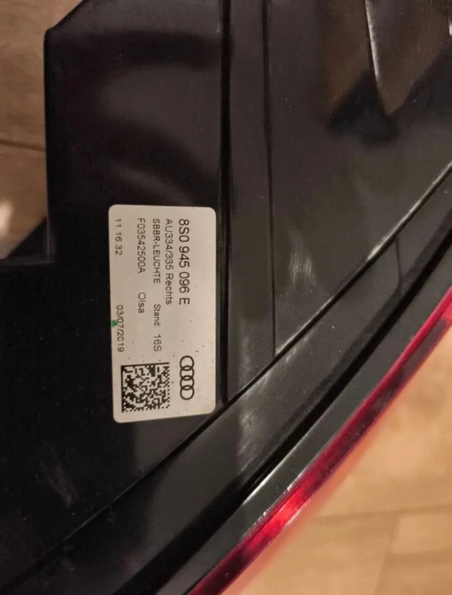 Audi TT Mk3 Rear Left & Right Led Lights - Image 4