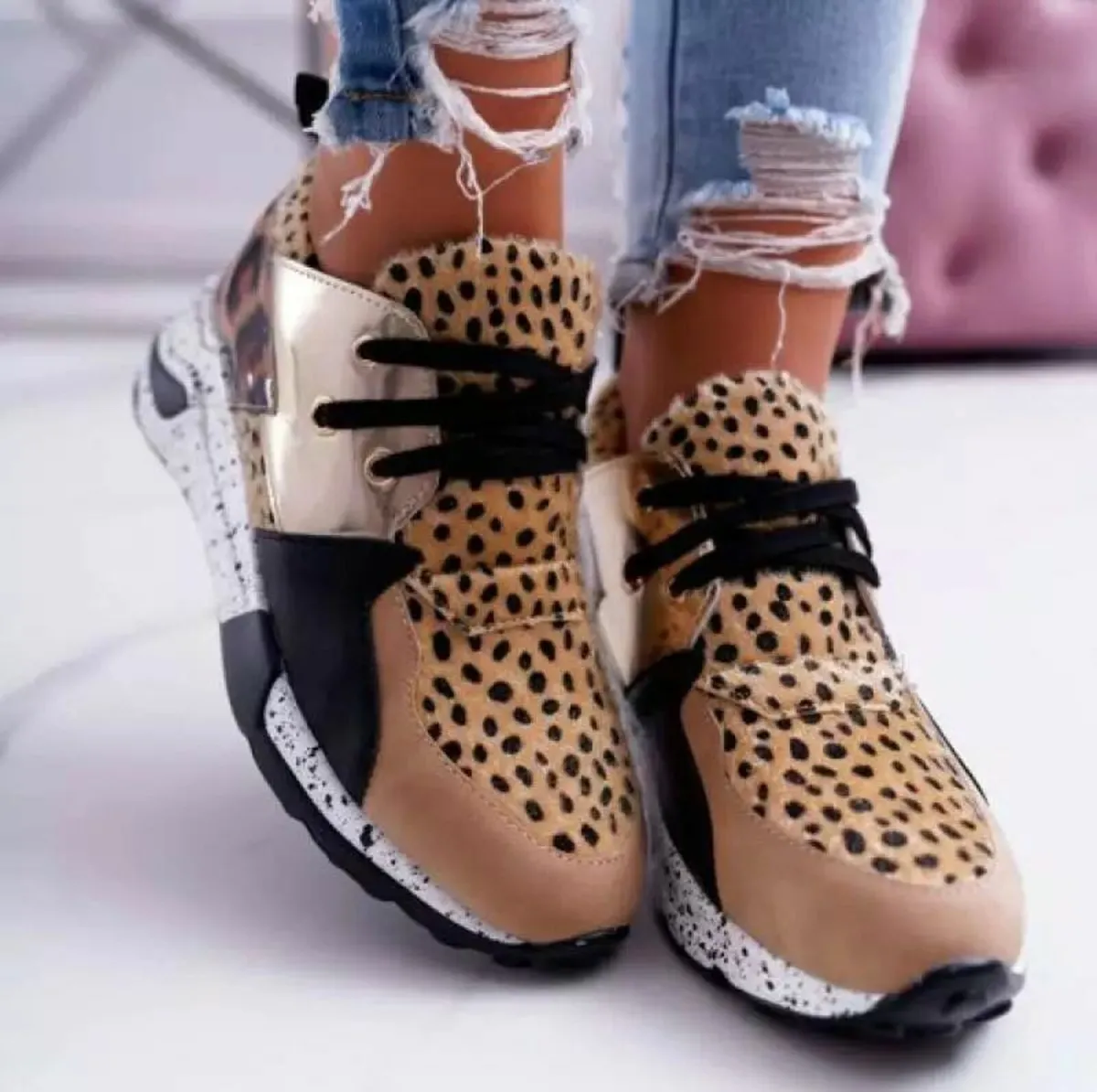 New Leopard Runners sizes 3-8 - Image 4