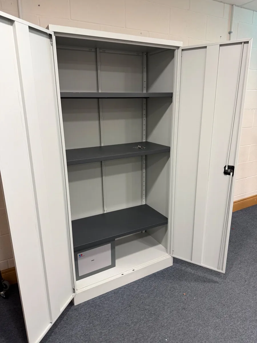 Mental Storage Cabinet with SAFE - Fire Proof - Image 1
