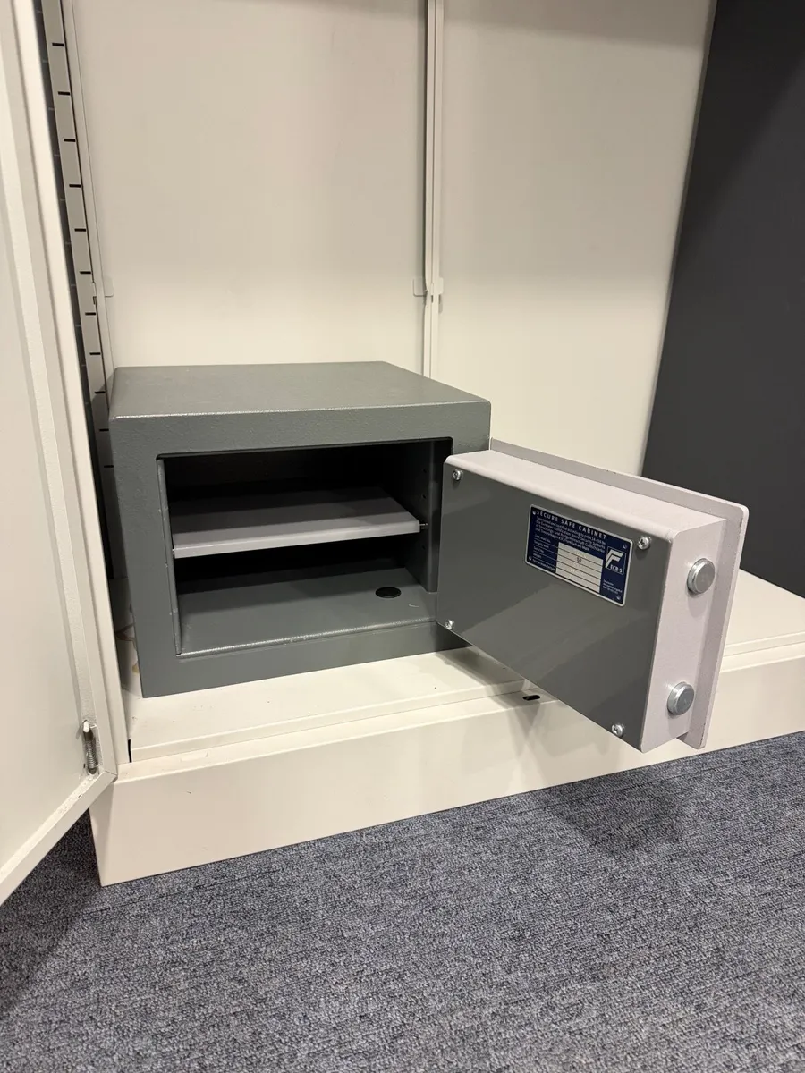 Mental Storage Cabinet with SAFE - Fire Proof - Image 4