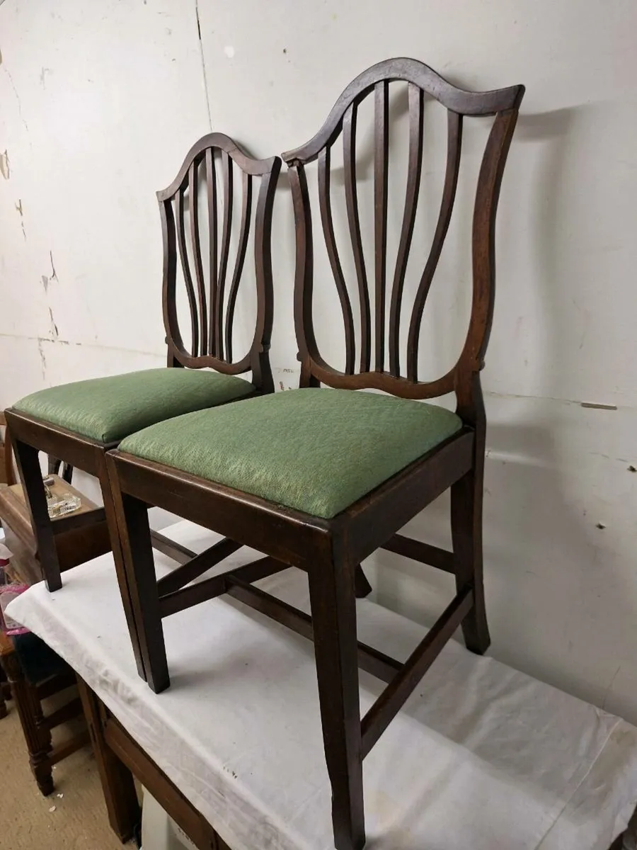Pair of 19th century dining chairs - Image 3