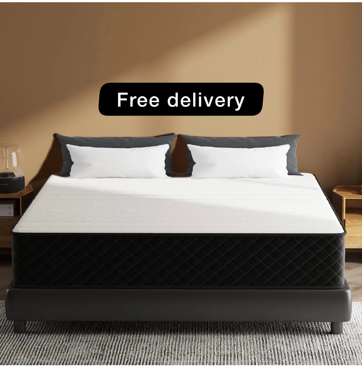 Extra Firm Double Mattresses, 25cm Thick Double Hy - Image 1