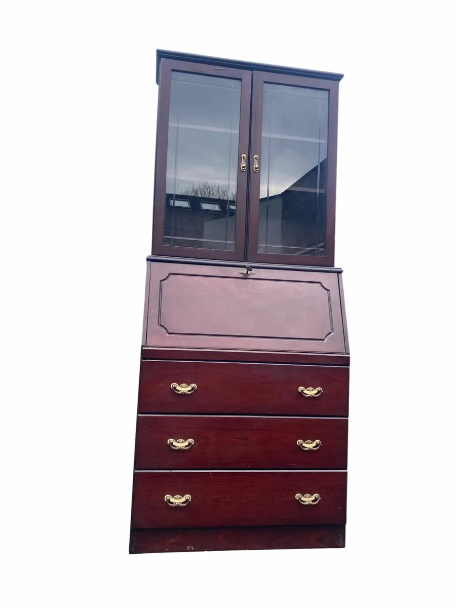 Vintage Bureau / Bookcase - Home Desk - Image 1