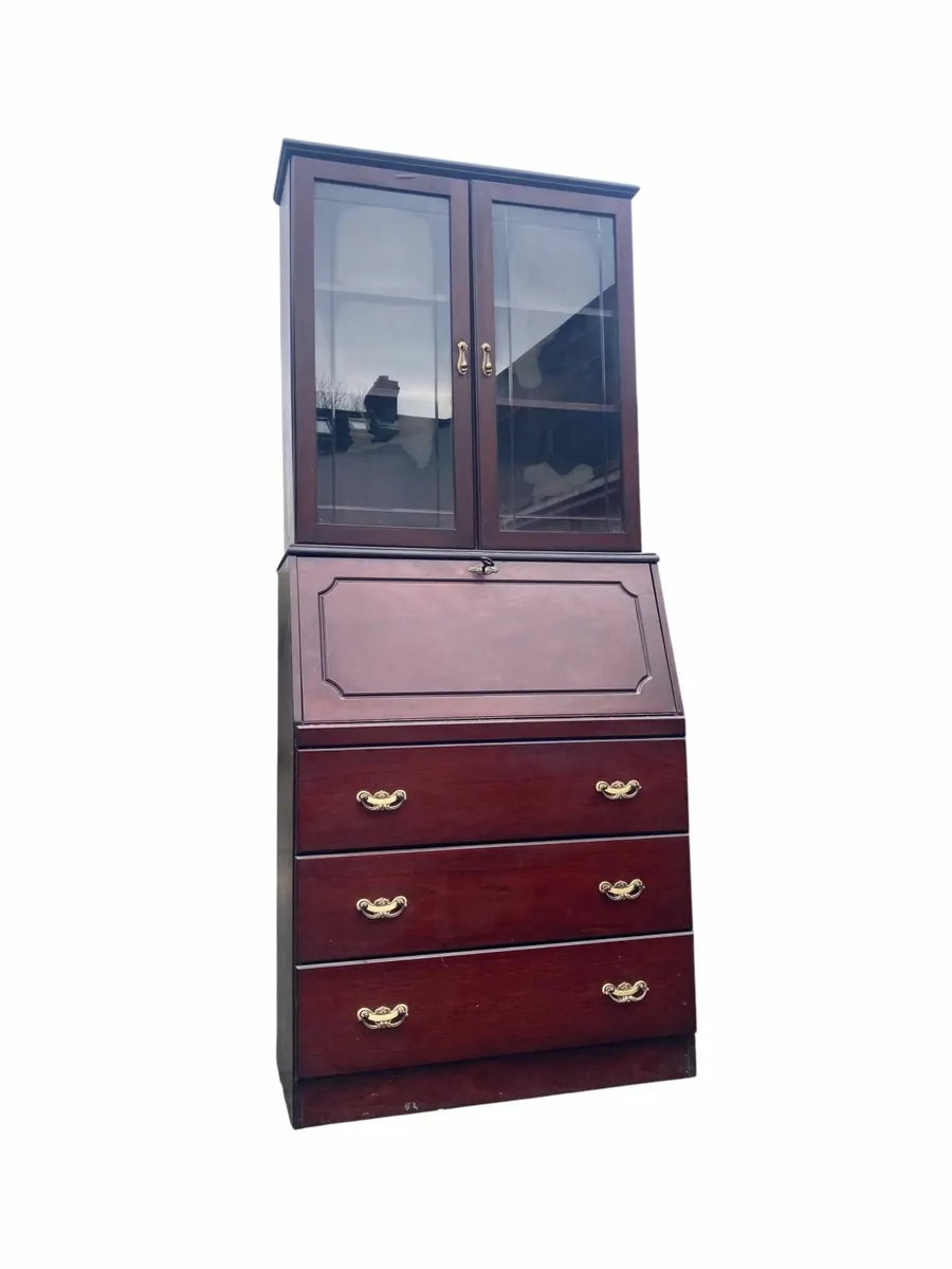 Vintage Bureau / Bookcase - Home Desk - Image 2