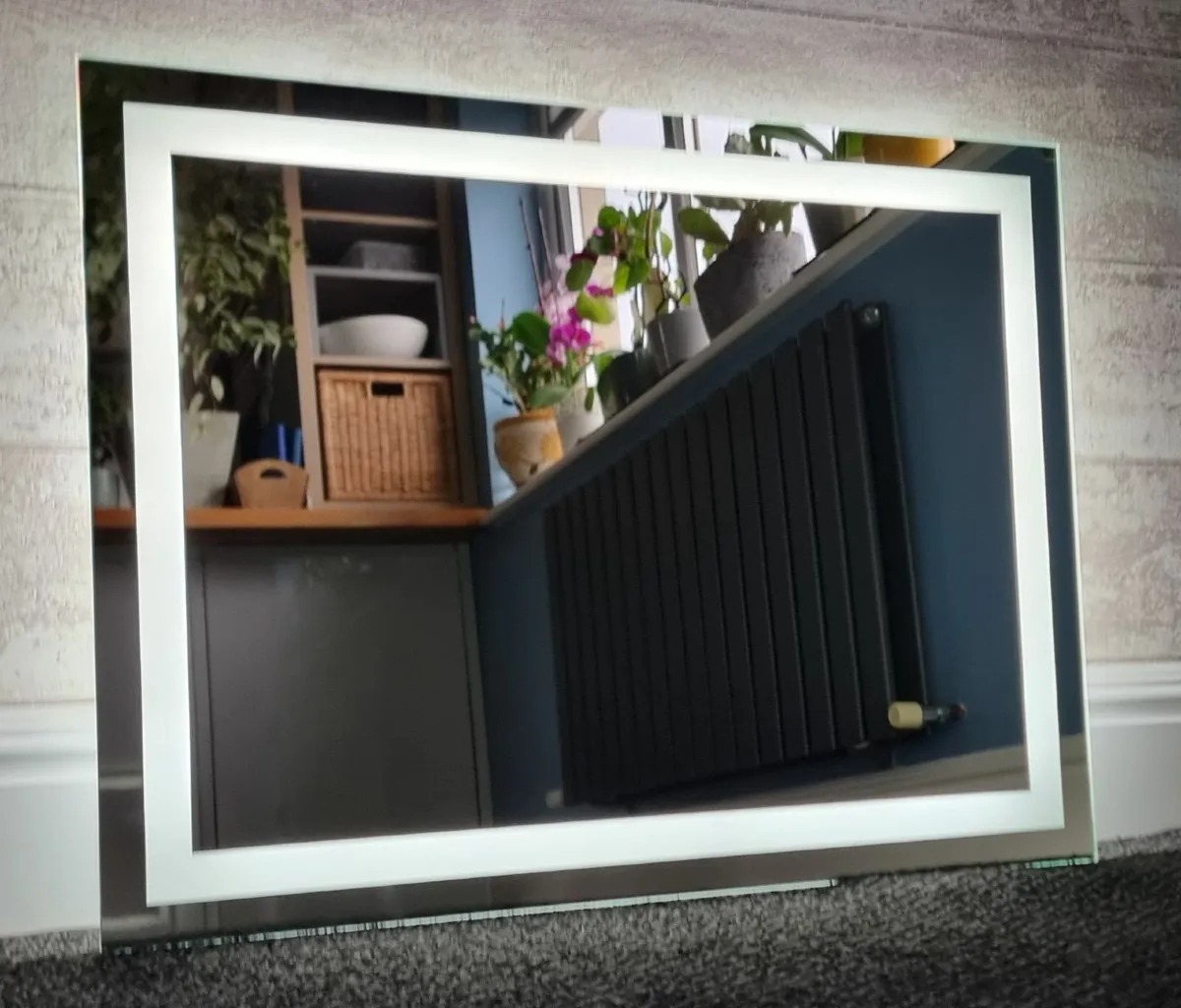 LED Bathroom Mirror 60x80cm Cool LED Light Bright - Image 3