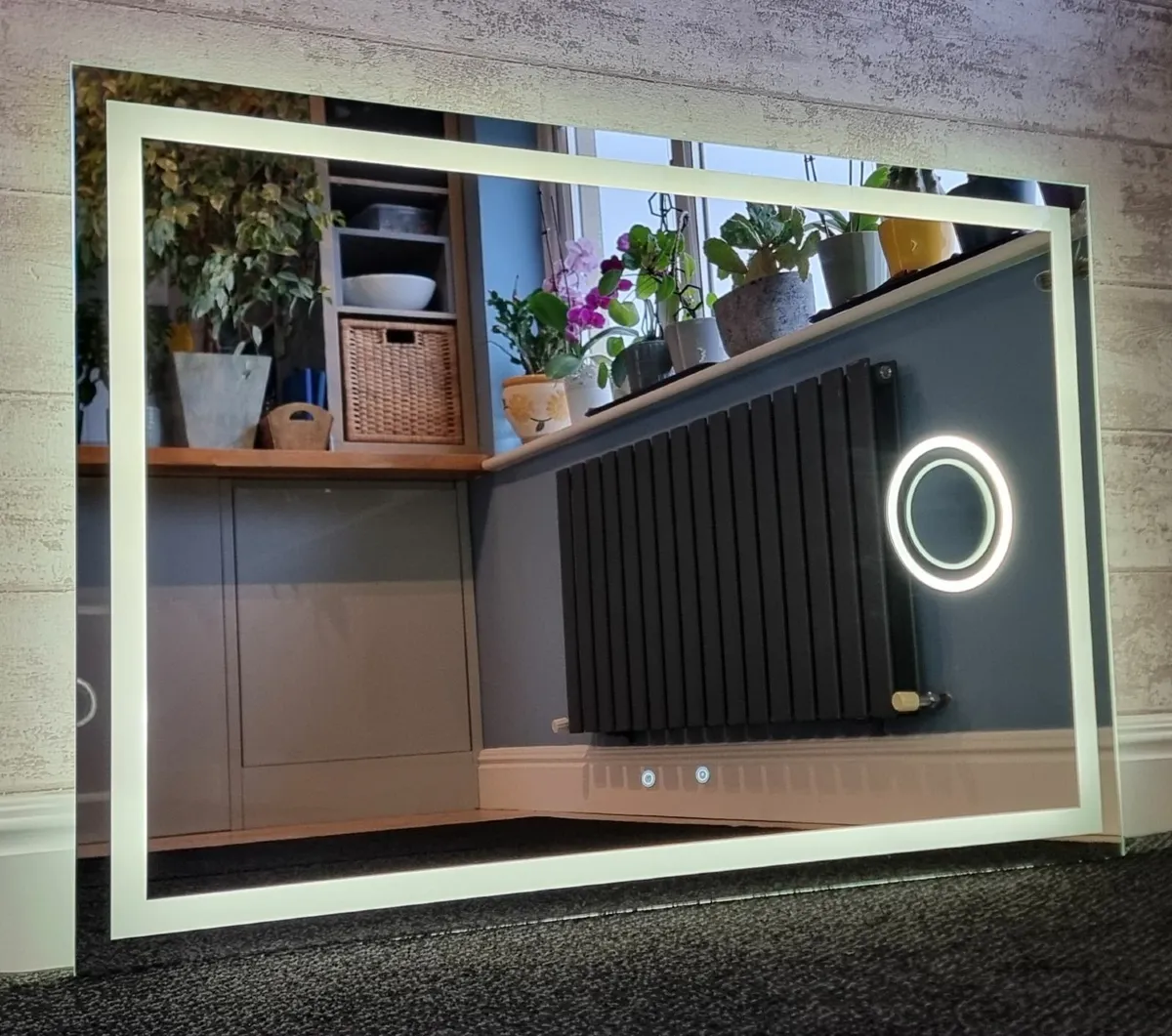 LED Bathroom Mirror 120x80cm Makeup Continous LED - Image 2