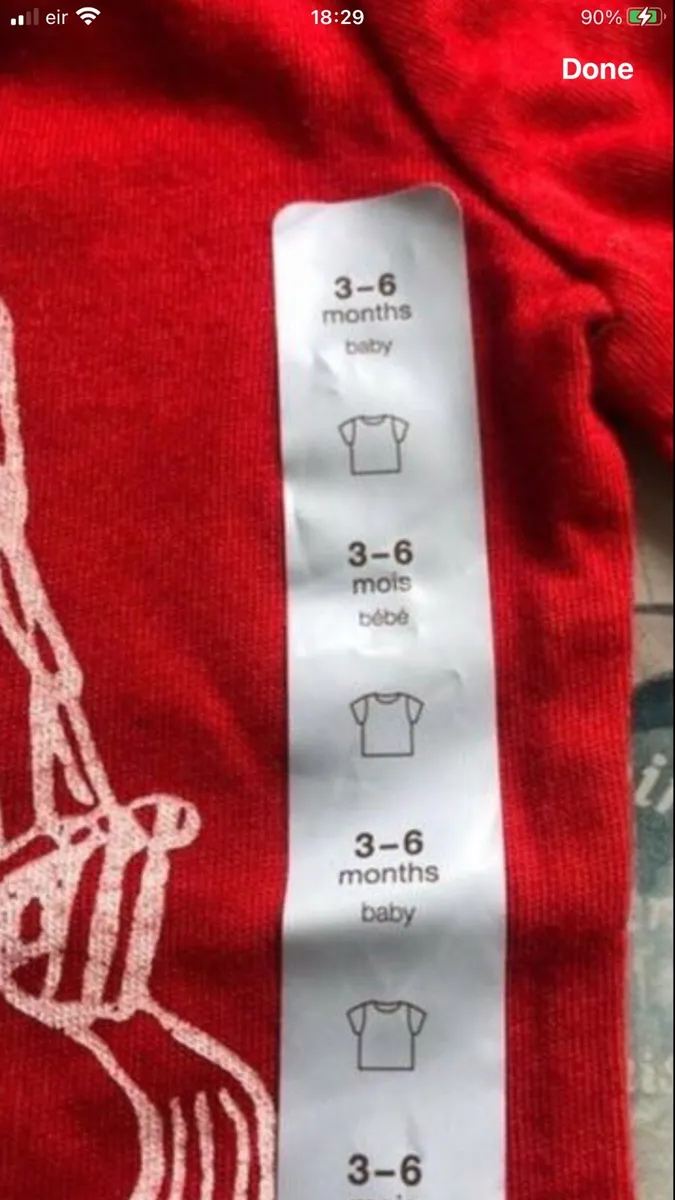 Boys BNWT teeshirt 3/6 mths €4 - Image 3