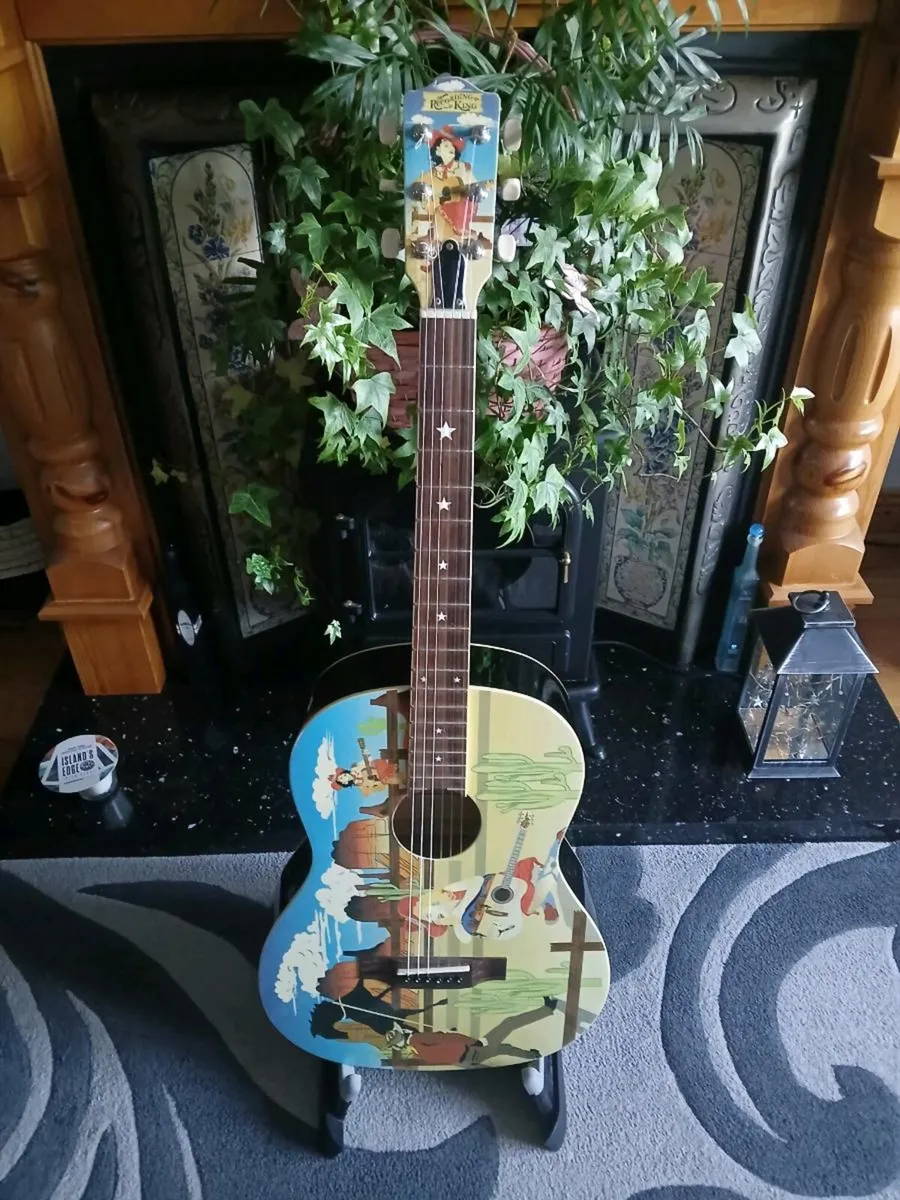 Rodeo King "Cowgirl" Art series Guitar - Image 1