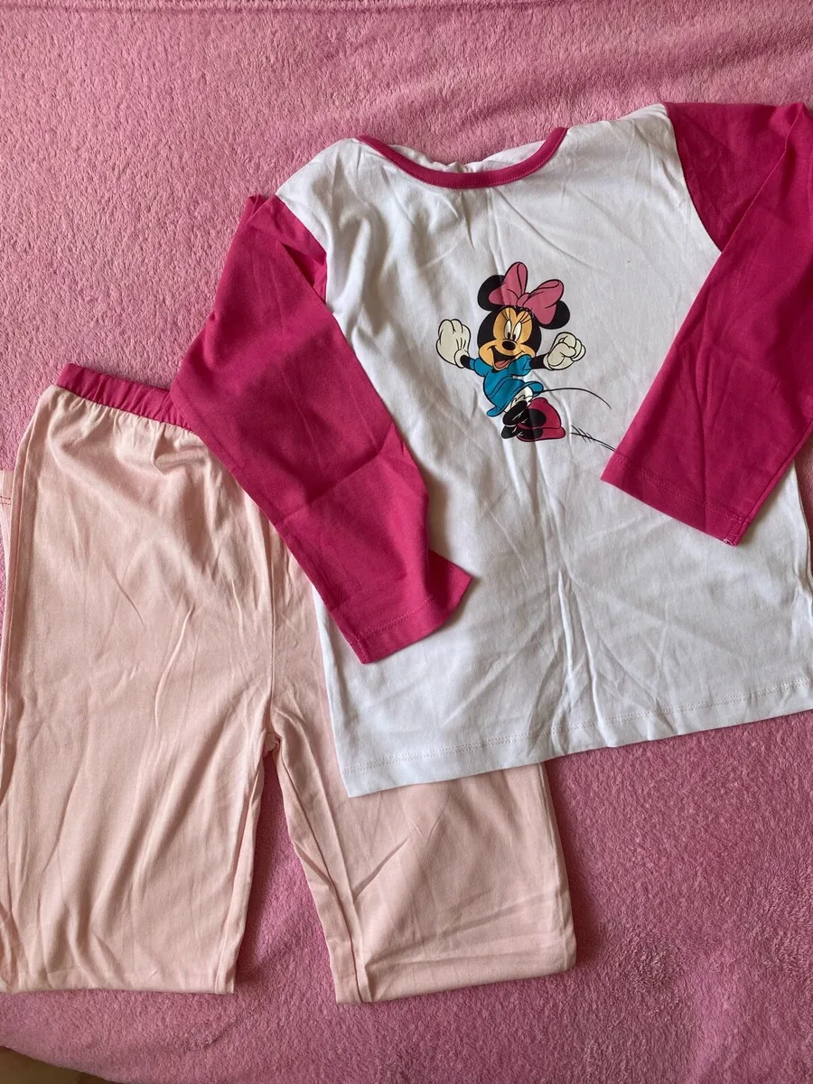 Brand New Girls Disney Minnie Mouse Pyjamas - Image 1
