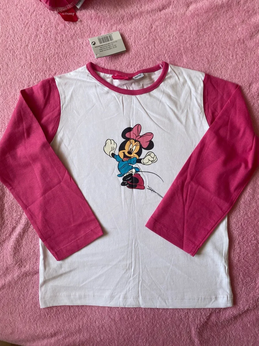 Brand New Girls Disney Minnie Mouse Pyjamas - Image 2