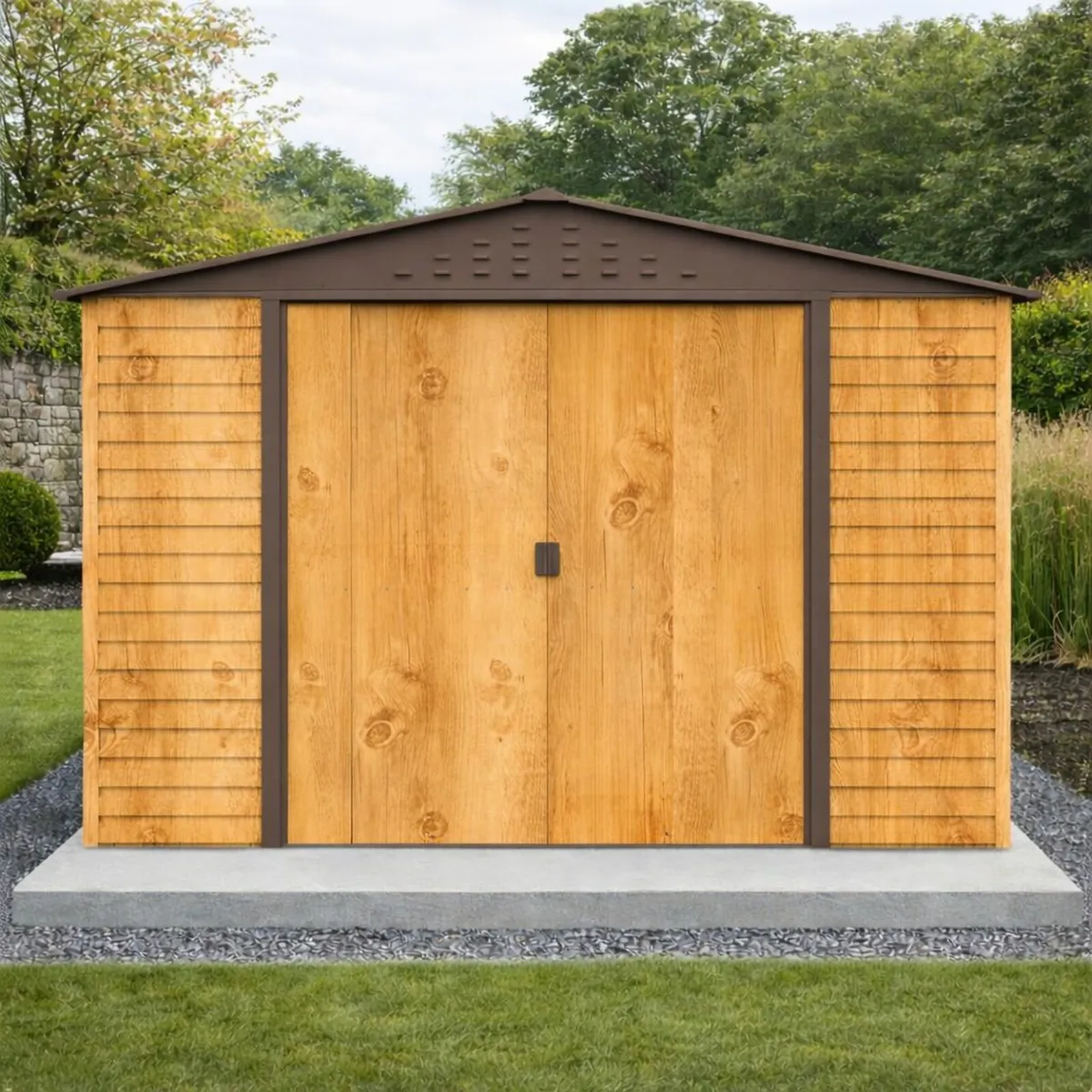 🏡 Alpine 10x10 Steel Garden Shed – Free Floor Fra - Image 2