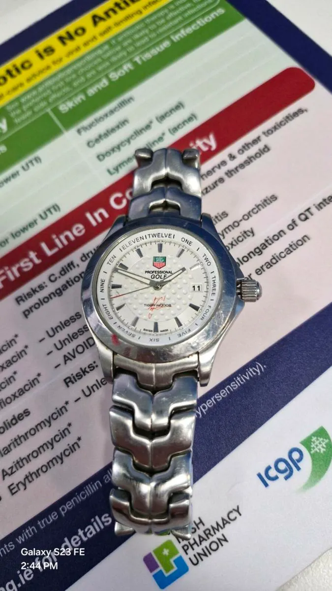 Tiger woods Tag Golf edition watch - Image 1