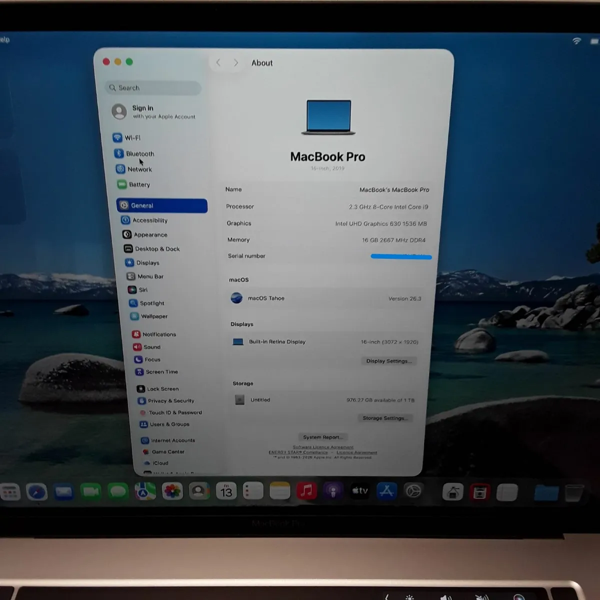 Apple MacBook Pro 16" (2019) | Intel Core i9 8-Cor - Image 3