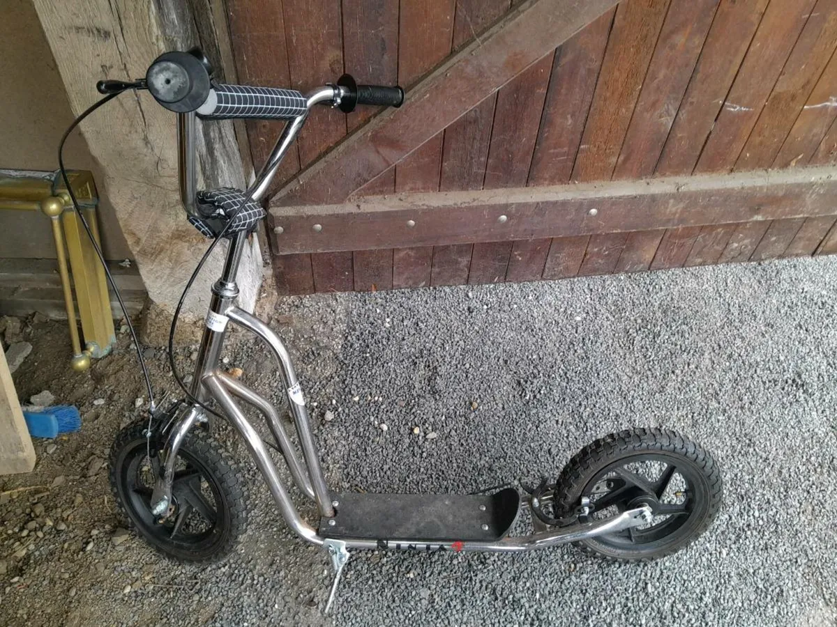 Vintage BMX ninja scooter - Image 1