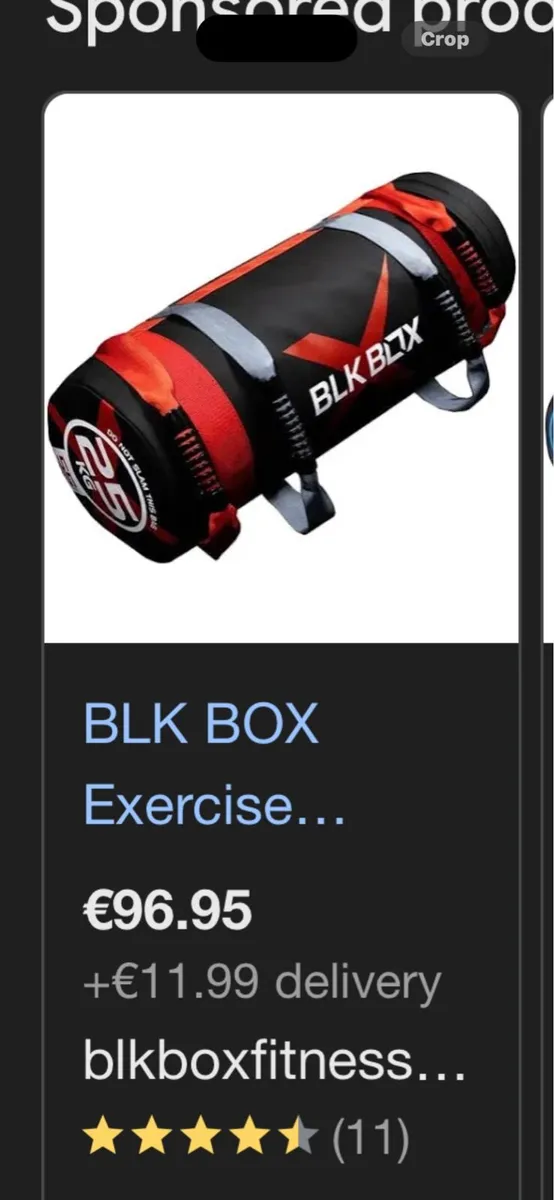Blk Box Pro 25kg Gym Power Bag, Selling 1/2 Price! - Image 1
