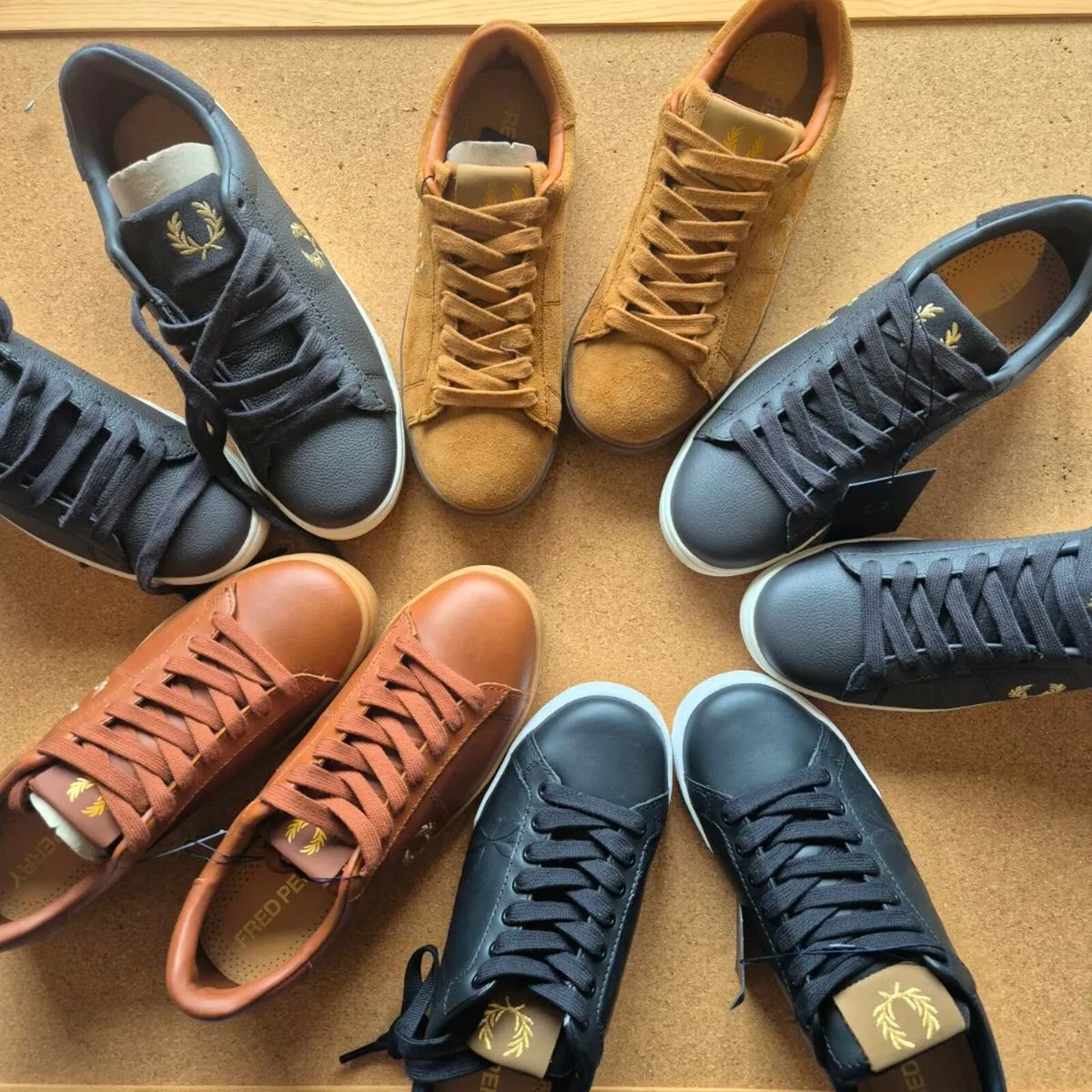 Lot 5x Fred Perry Shoes UK 4-7, Brand new - Image 1