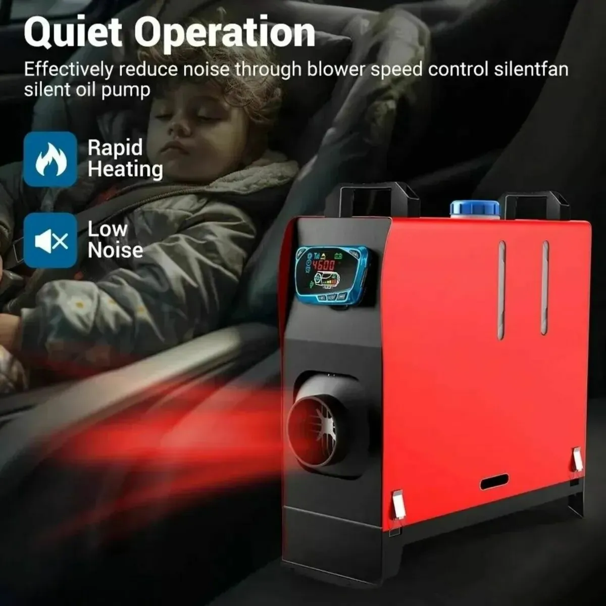 Diesel Air Heater 12V 3/8KW With Adapter - Image 4