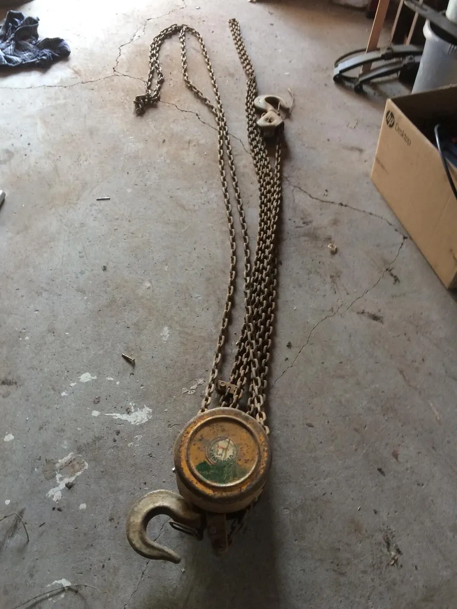 Ten tonne chain block