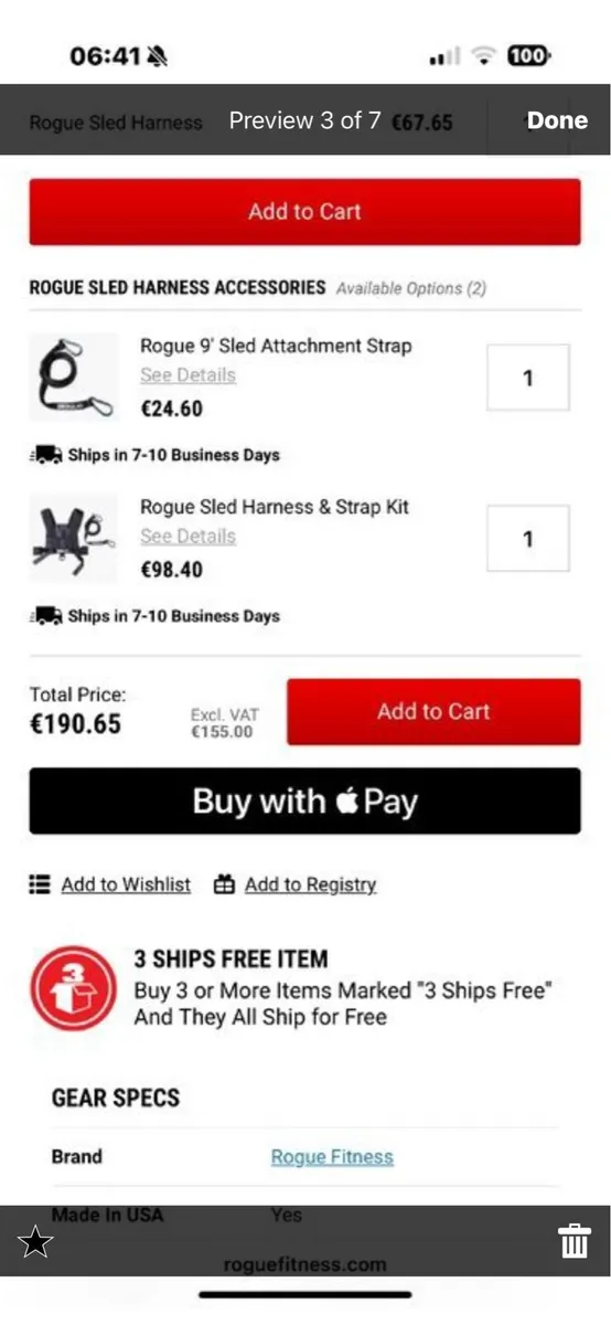 Rogue Gym Sled, Strap And Harness, Cheap, Read!!! - Image 3