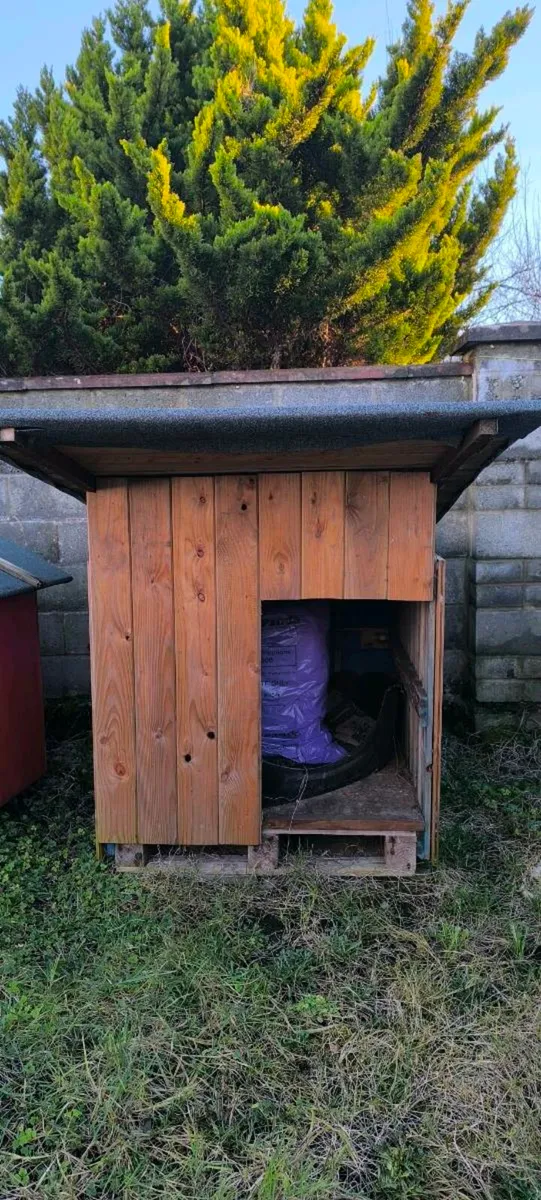Large wooden dog kennel - Image 1