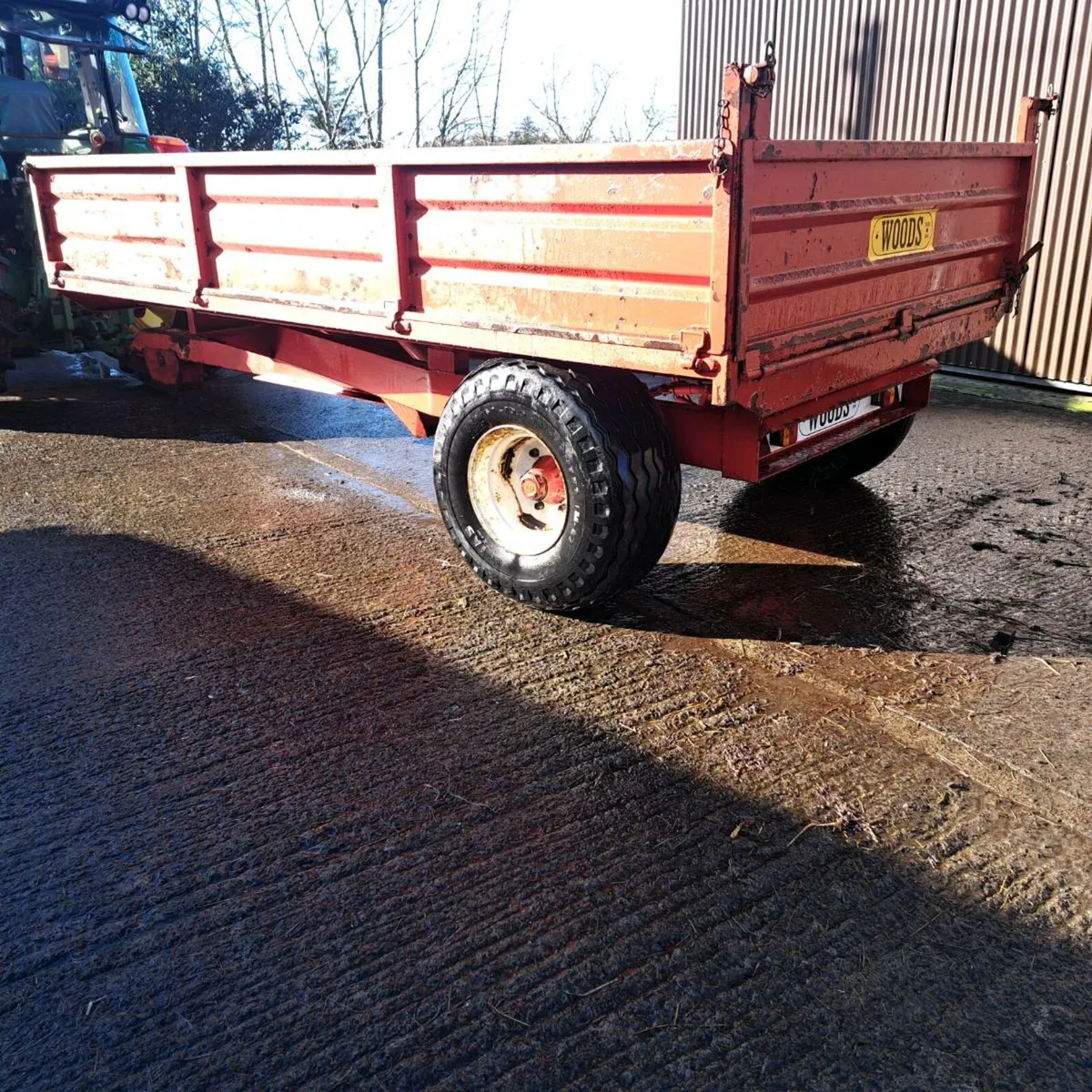 WOODS  12×7 Steel Tipping Trailer - Image 2