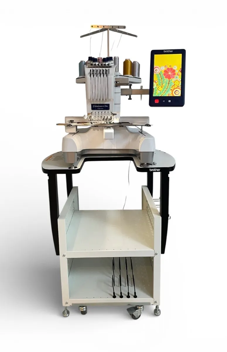 Brother 6-Plus PR670e Embroidery Machine + Stand