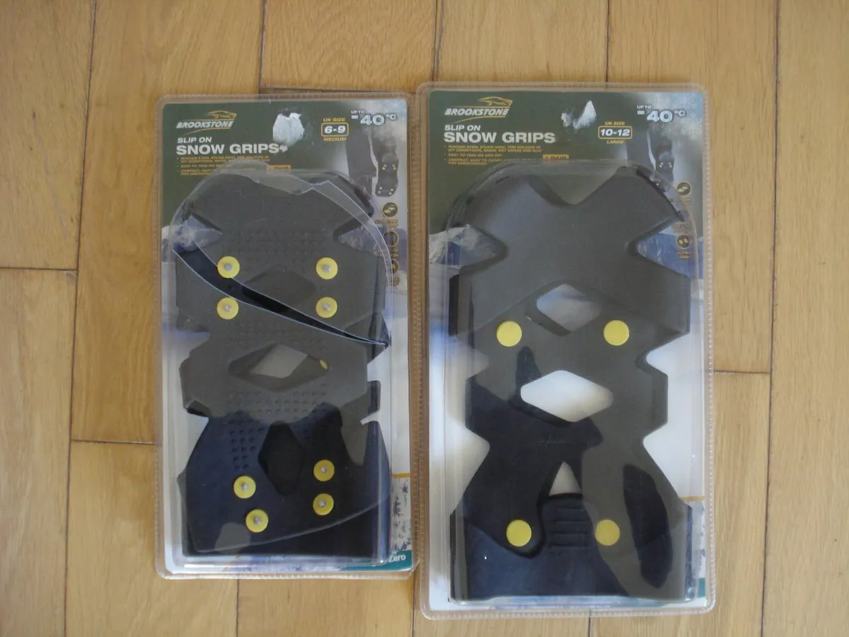 SHOE SLIP ON SNOW GRIPS. UK 6-9, UK 10-12. - Image 3