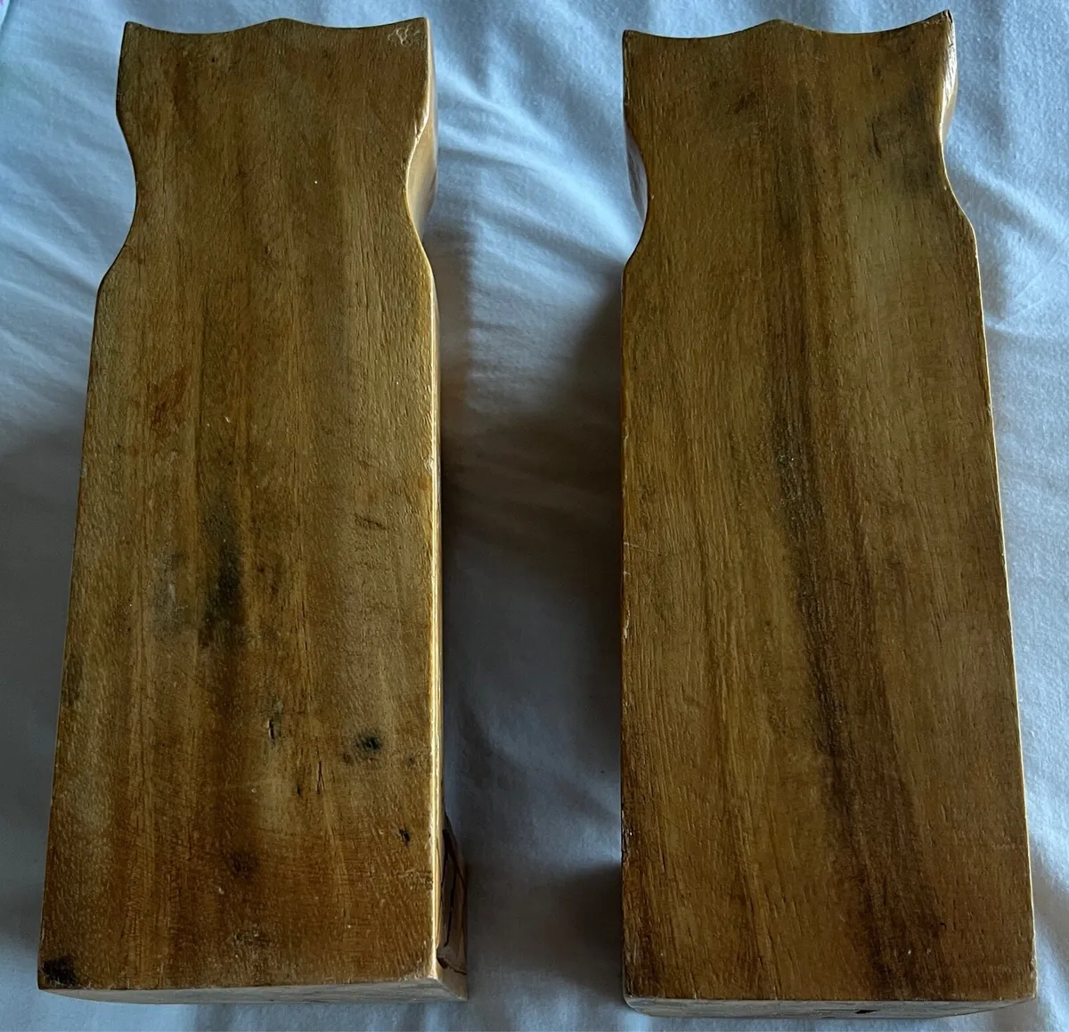 Vintage Carved Wooden Horse Bookends Circa 1960’s - Image 4