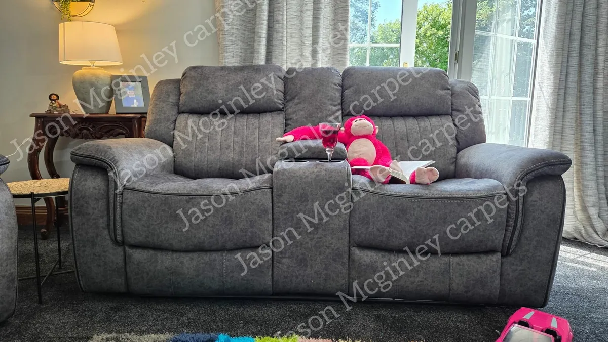 NEW Living Room Sofa - Cana in Grey or Sand - Image 3