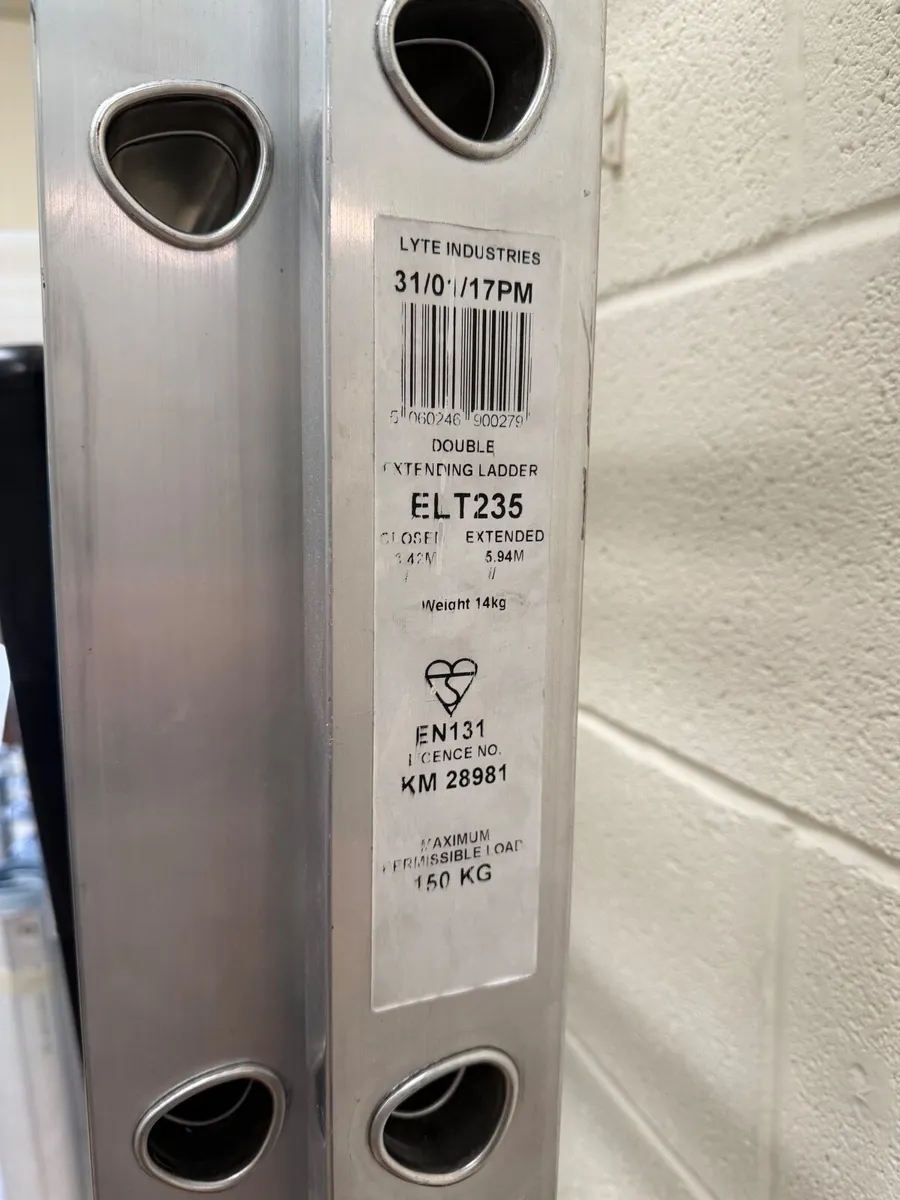 LYTE Extendable Double Ladder 6m - Image 2