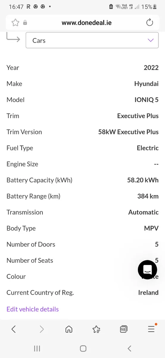 HYUNDAI IONIQ  5  AUTOMATIC 221 DRIVING - Image 2