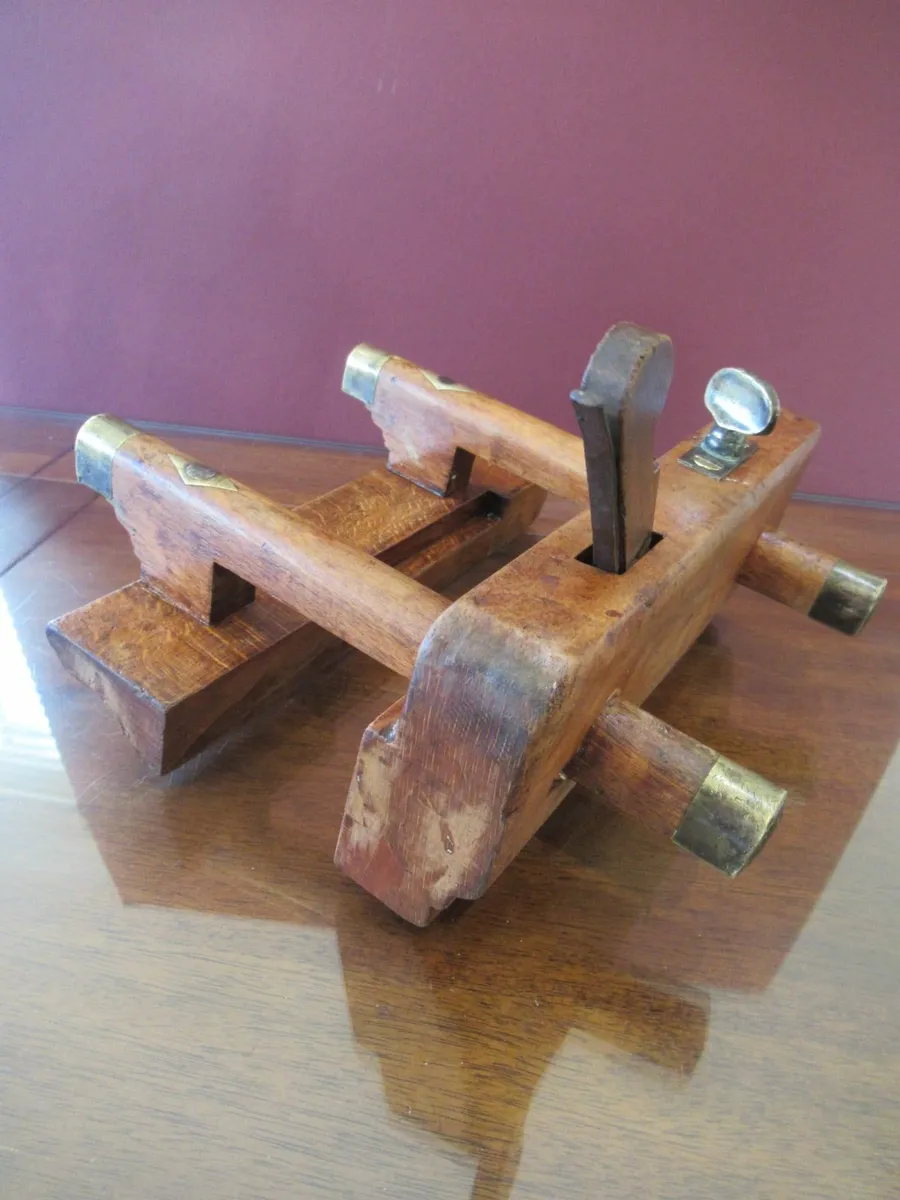 antique vintage PLOUGH PLANE RARE tools carpentry - Image 1