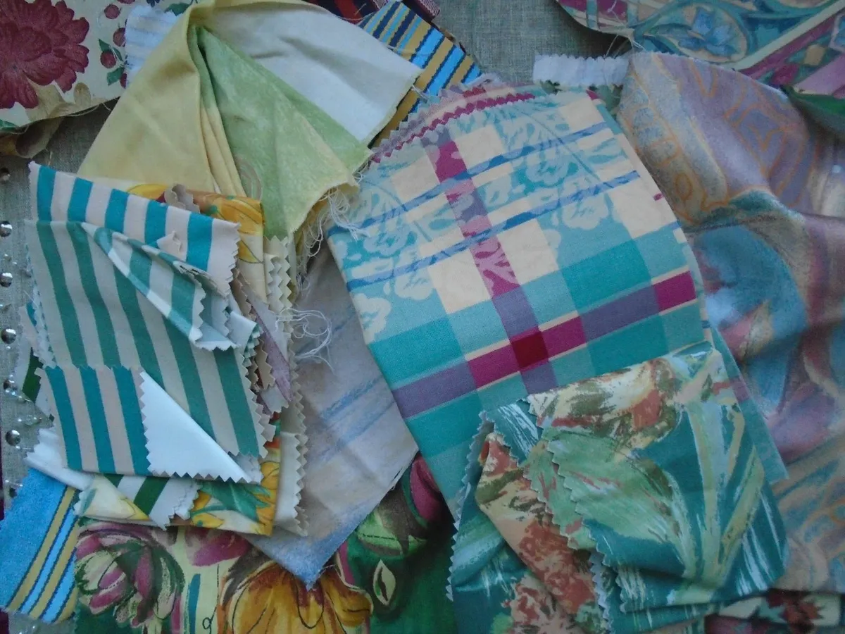 Fabric remnants, Craft supplies,sewing - Image 2
