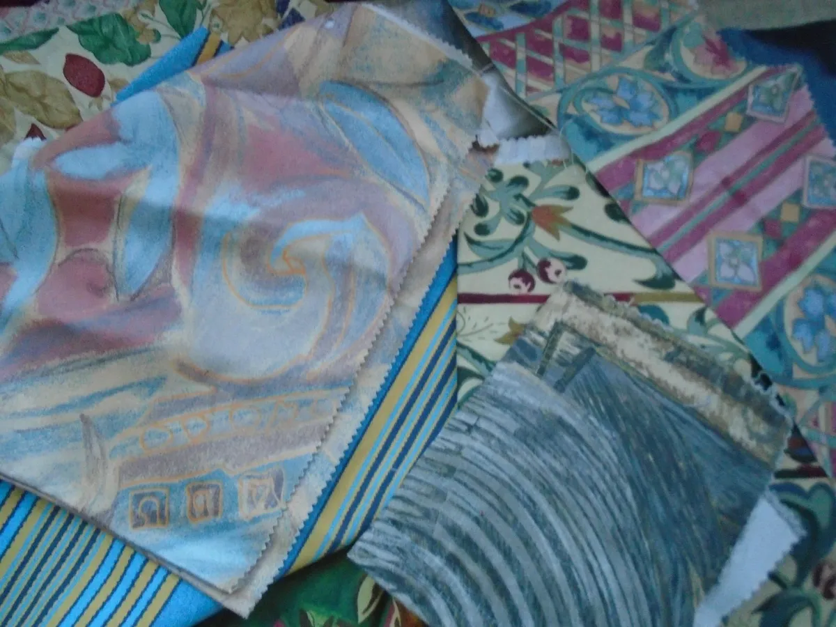 Fabric remnants, Craft supplies,sewing - Image 1