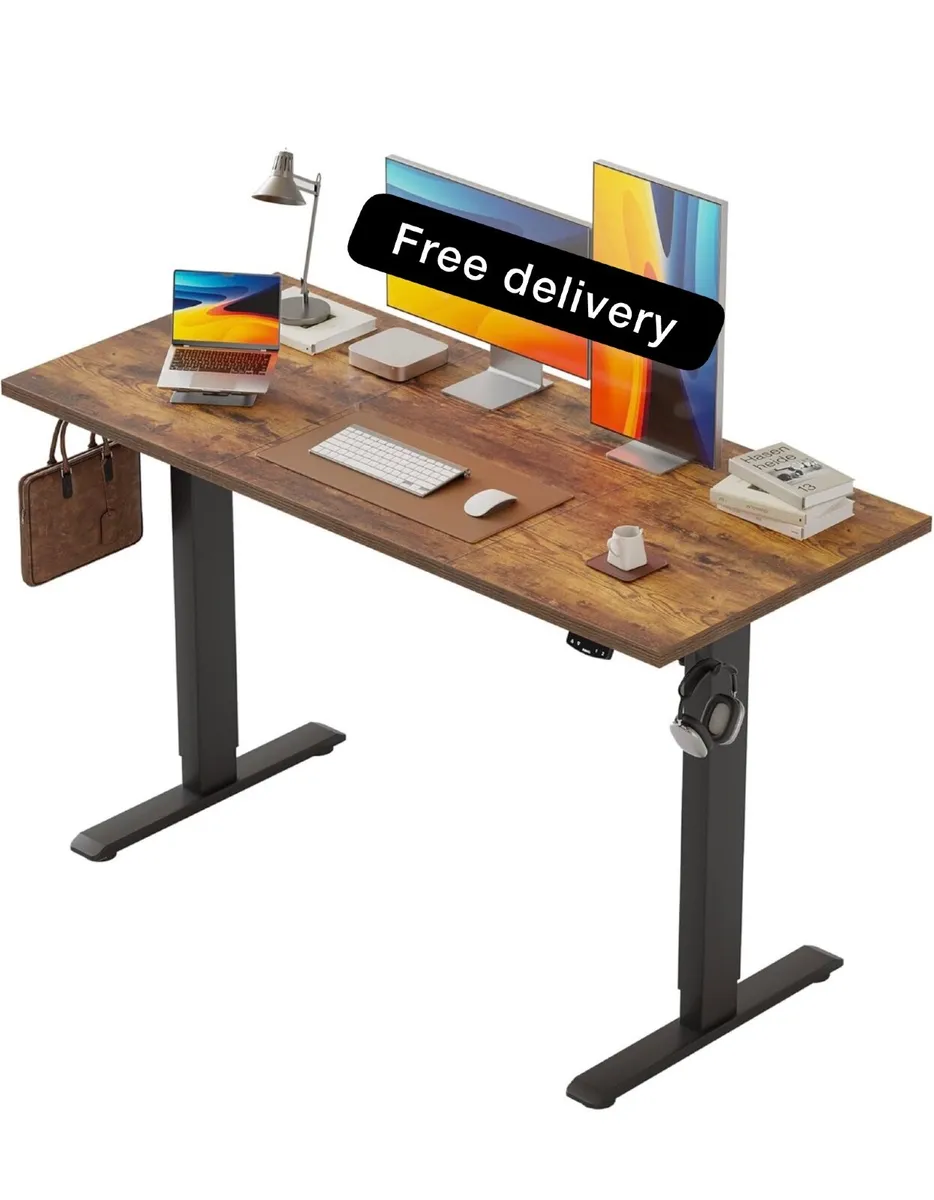 Electric Standing Desk, 120 x 60 cm Height Adjusta - Image 1