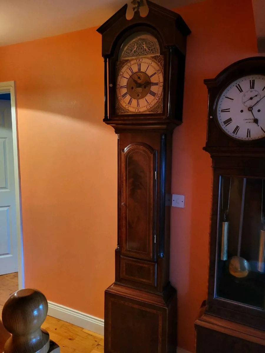 Irish longcase clock john parker - Image 2