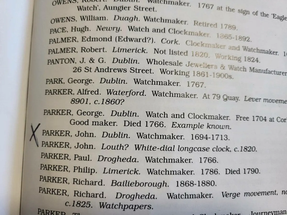 Irish longcase clock john parker - Image 3