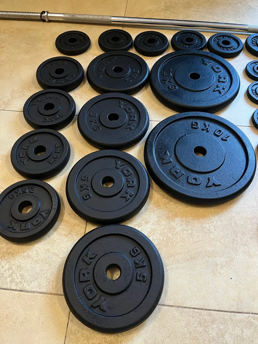 70kg full York branded standard 1” weight set - Image 3