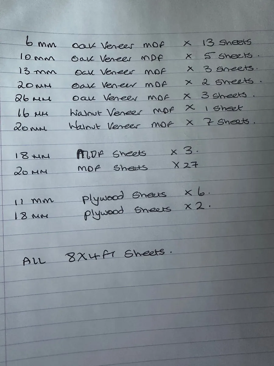 new sheets of mdf veneer and mdf for sale - Image 3