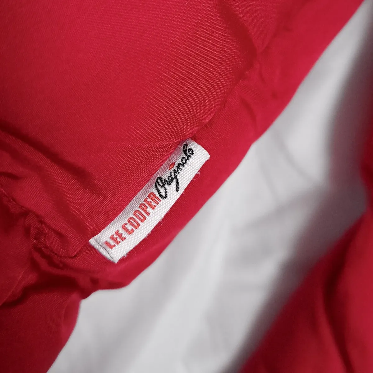 Lee Cooper Bright Red Hooded Puffer Coat 14UK/42EU - Image 2