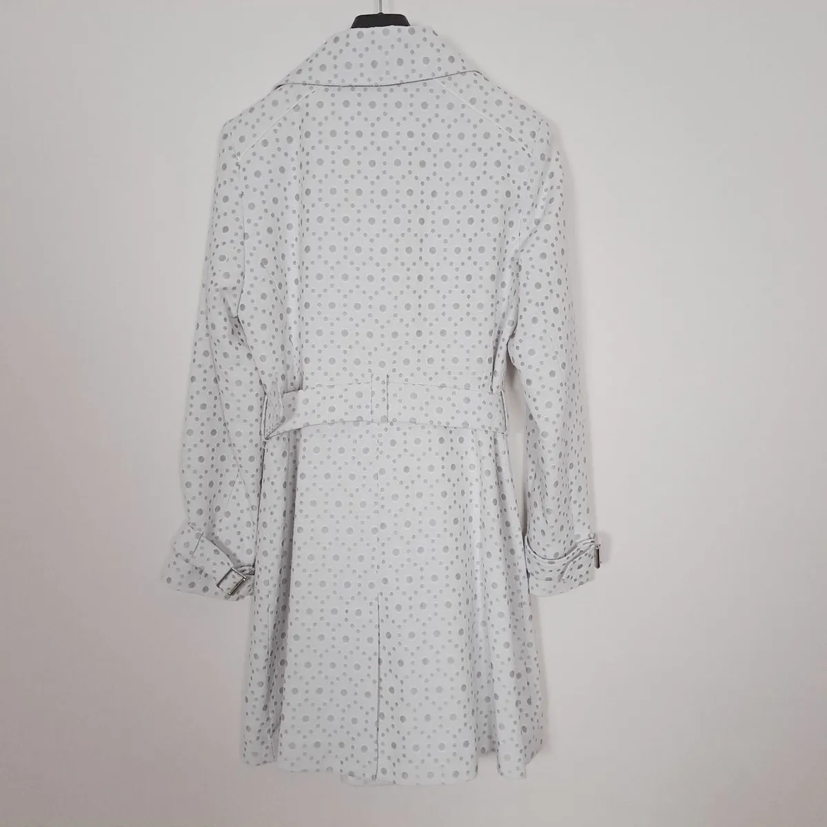 Savida White Broderie Trench Coat 14UK/42EU - Image 4